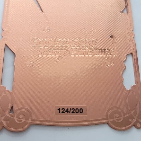 Marin Xmas Bikini Metal Card Limited LSP 124/200 Goddess Story Anime Card - Picture 3 of 3